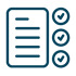 Assessment icon #00415B