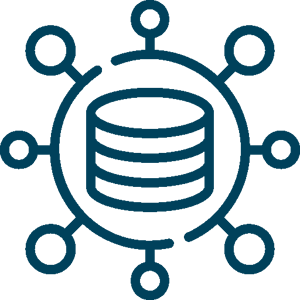 Data Hub icon #00415B